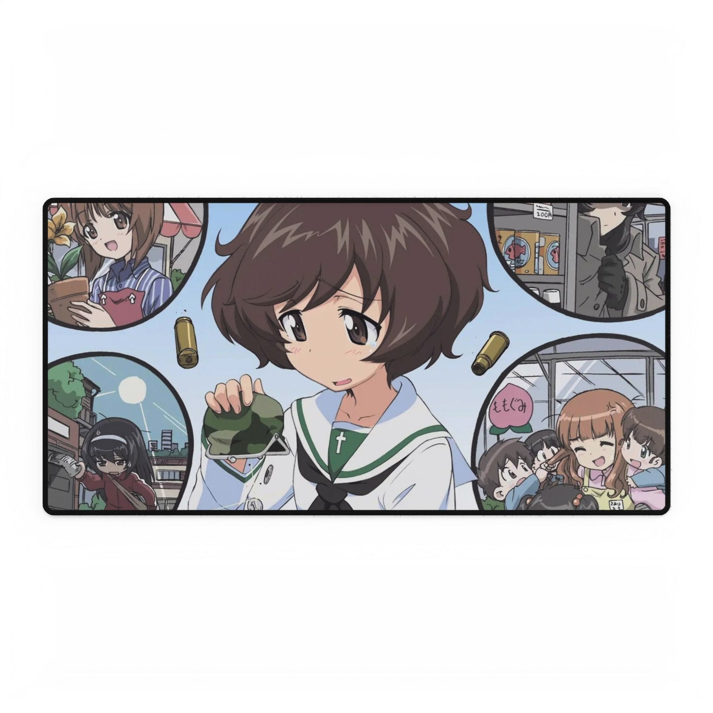 Anime Girls und Panzer Mouse Pad