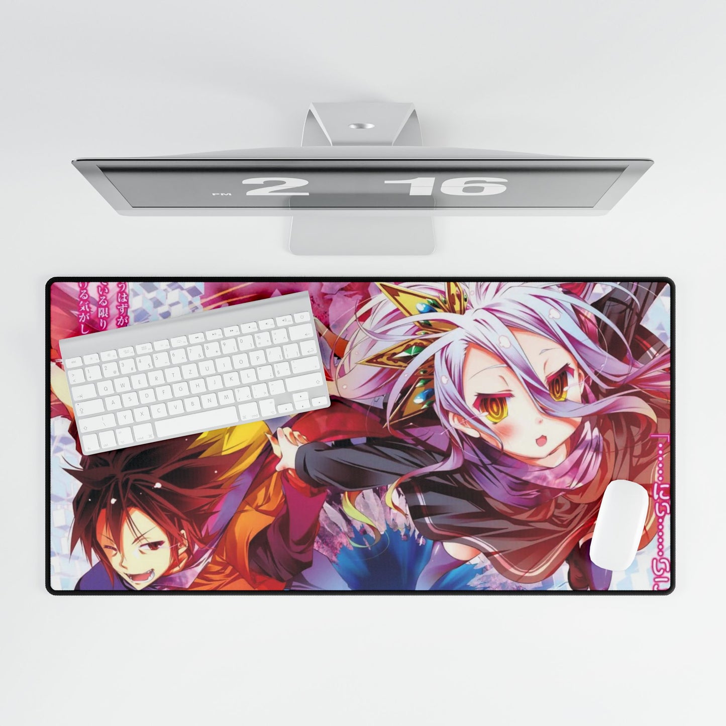 Shiro & Sora Mouse Pad