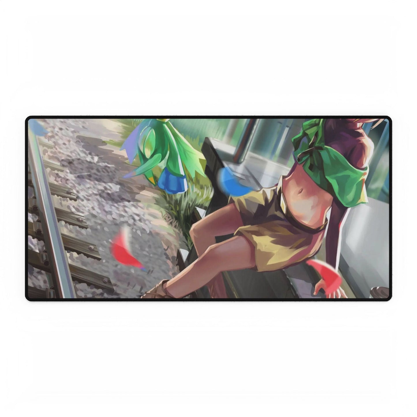 Pokemon trainer and Roselia Mouse Pad