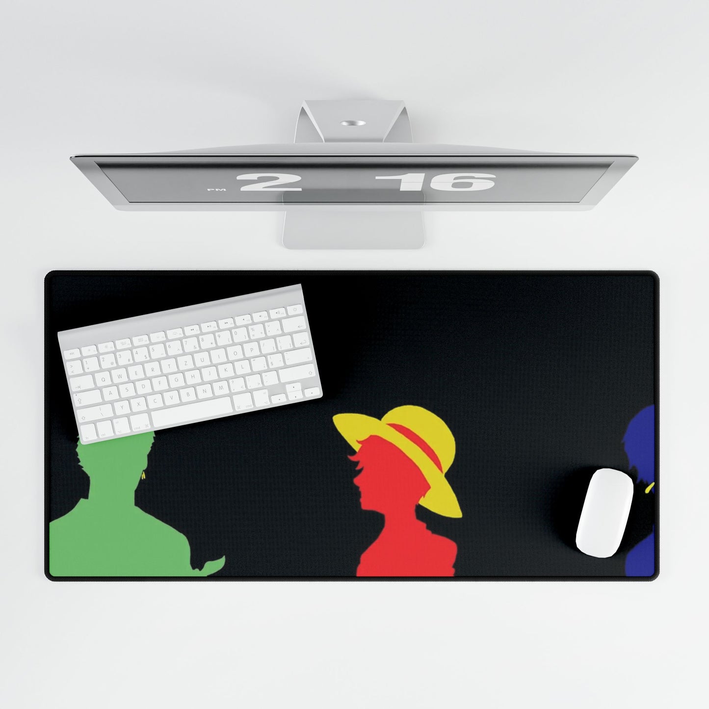 The colours of the monster trio Mouse Pad