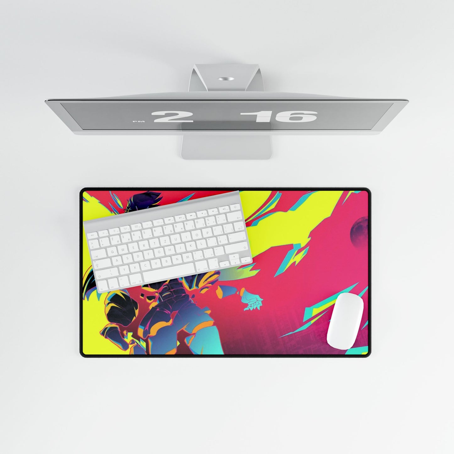 A fire that burns Mouse Pad