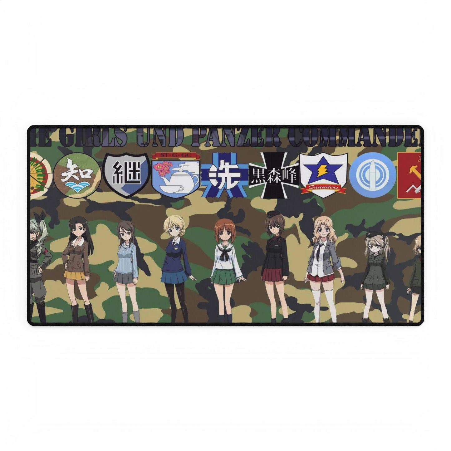 The Overall Commanders (Girls und Panzer) Mouse Pad