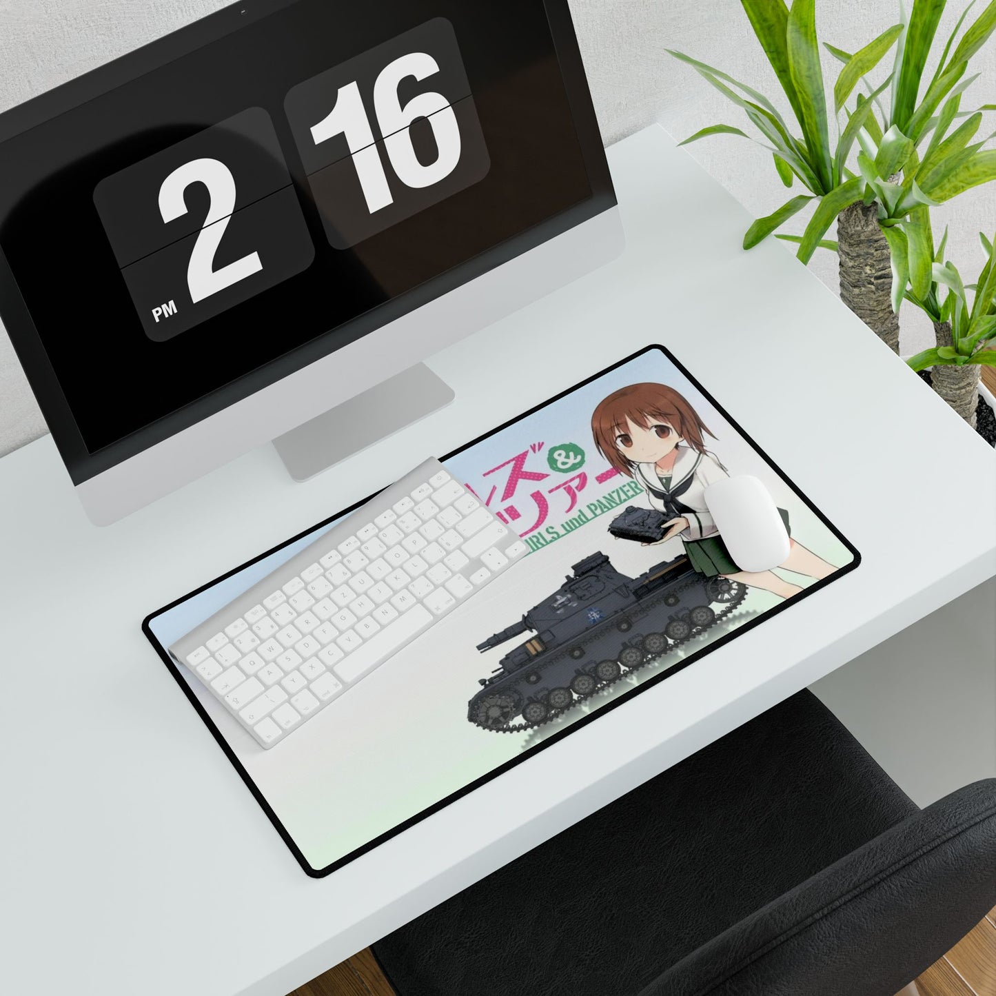 Anime Girls und Panzer Mouse Pad