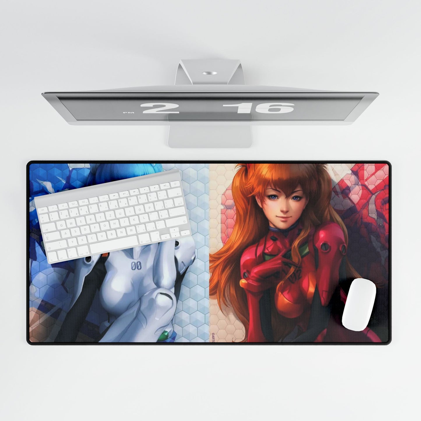 Rei and Asuka Mouse Pad