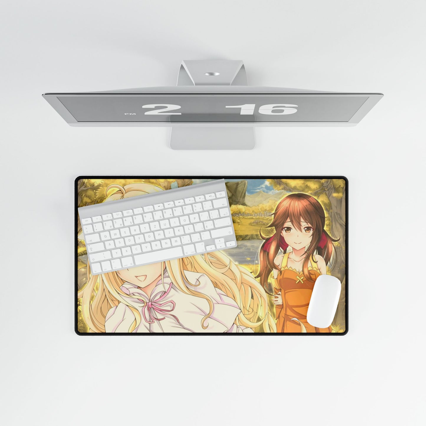 Mavis Vermilion Mouse Pad