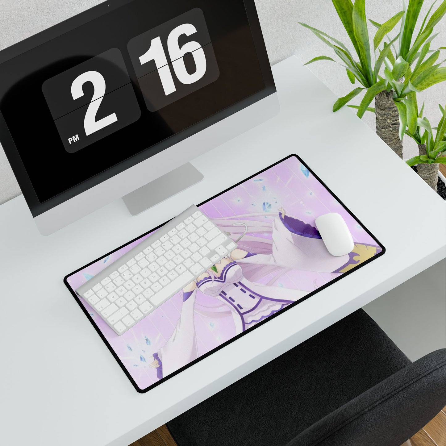 Emilia and Puck Mouse Pad