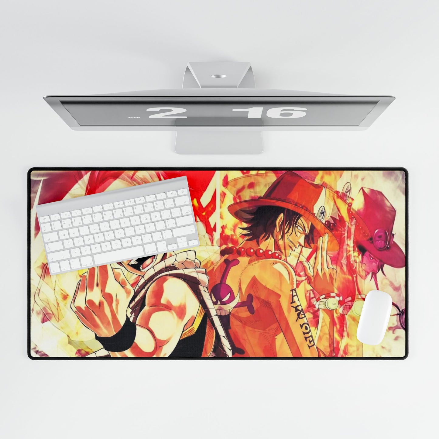 The Fire of true warriors Mouse Pad