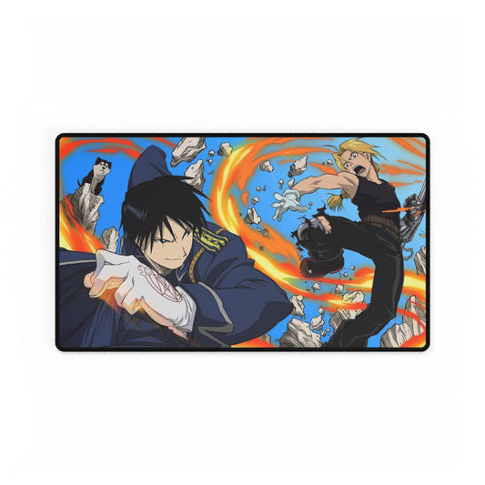 Full Metal Alchemist Roy Mustang VS Edward Elric Mouse Pad