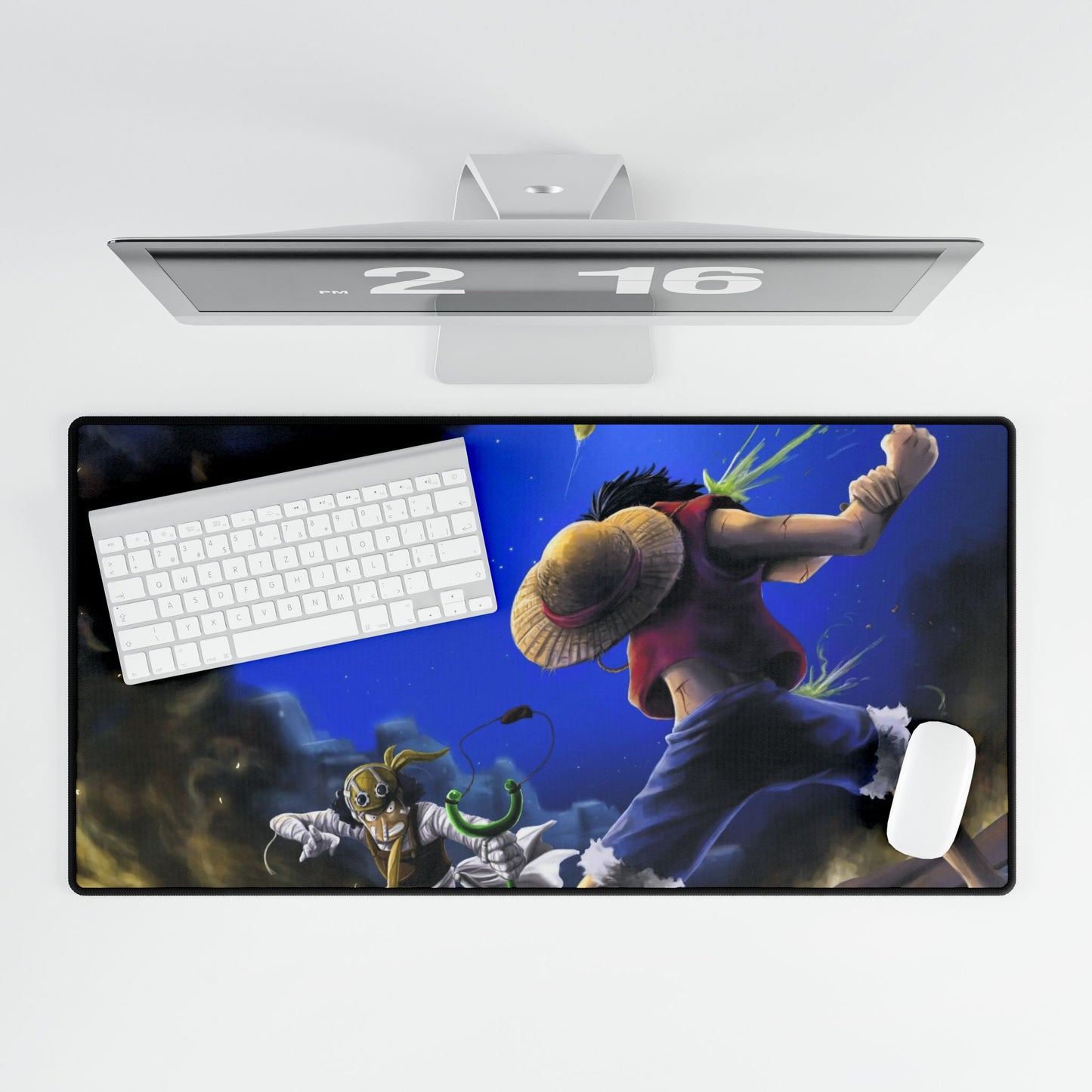 Luffy vs Usop Mouse Pad