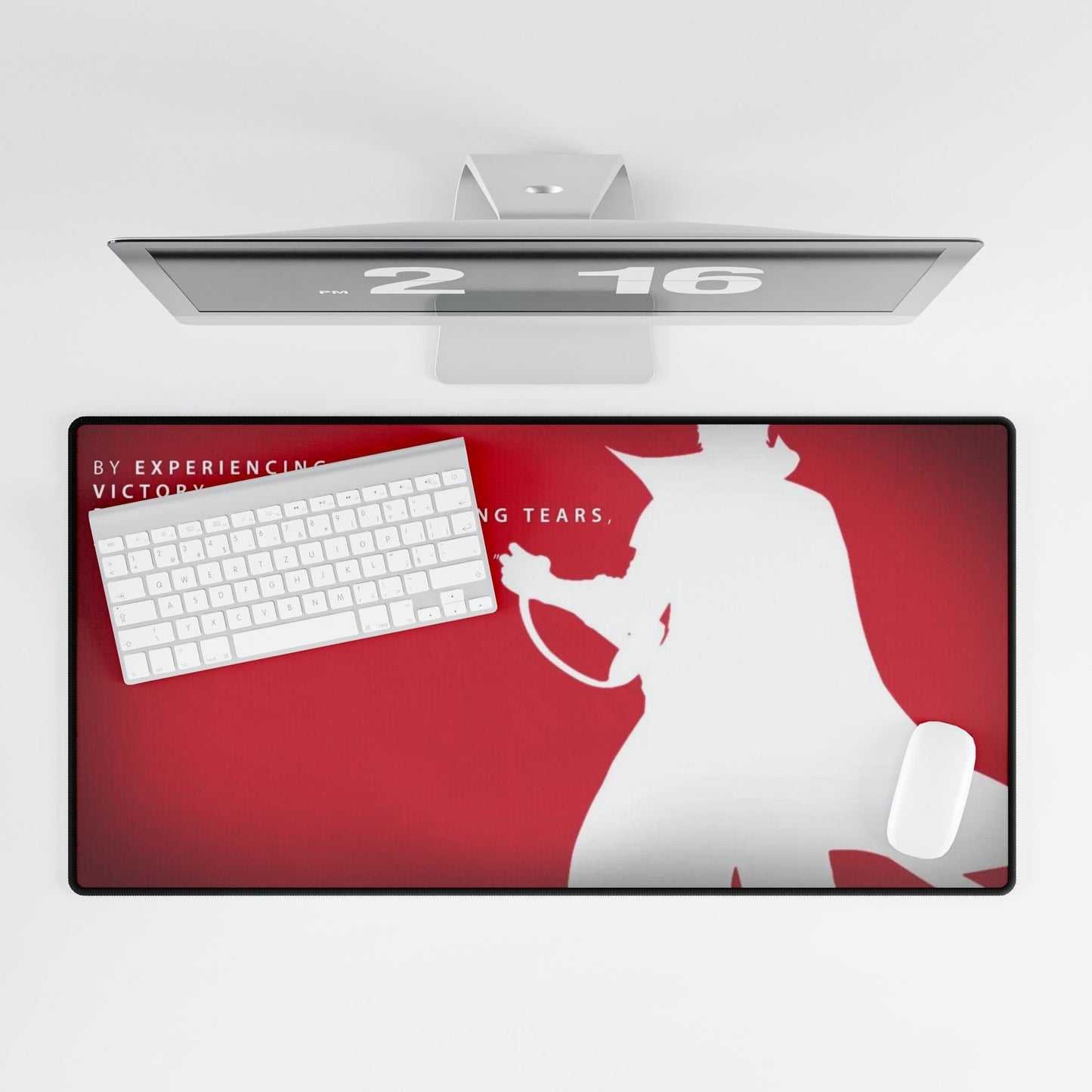 Red haired shanks quote Mouse Pad