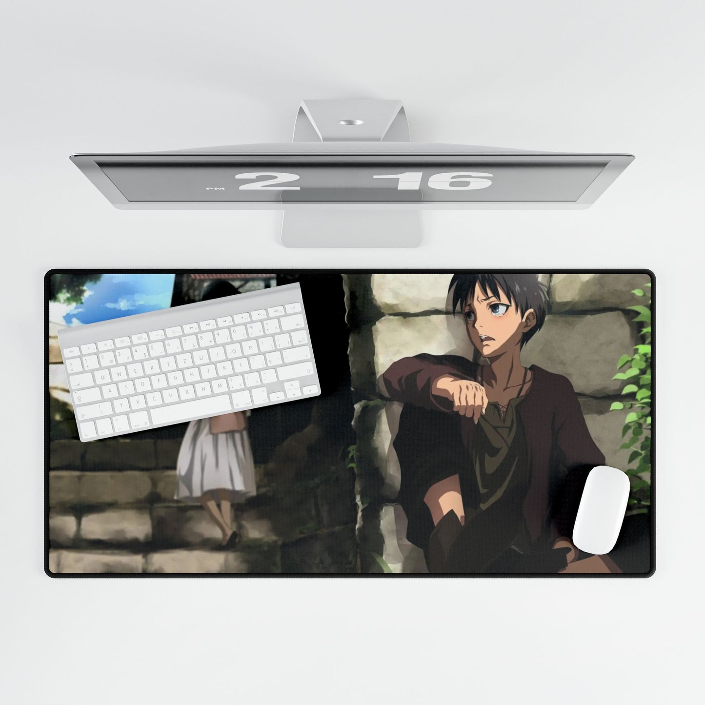 Eren Yeager and Mikasa Ackerman Mouse Pad