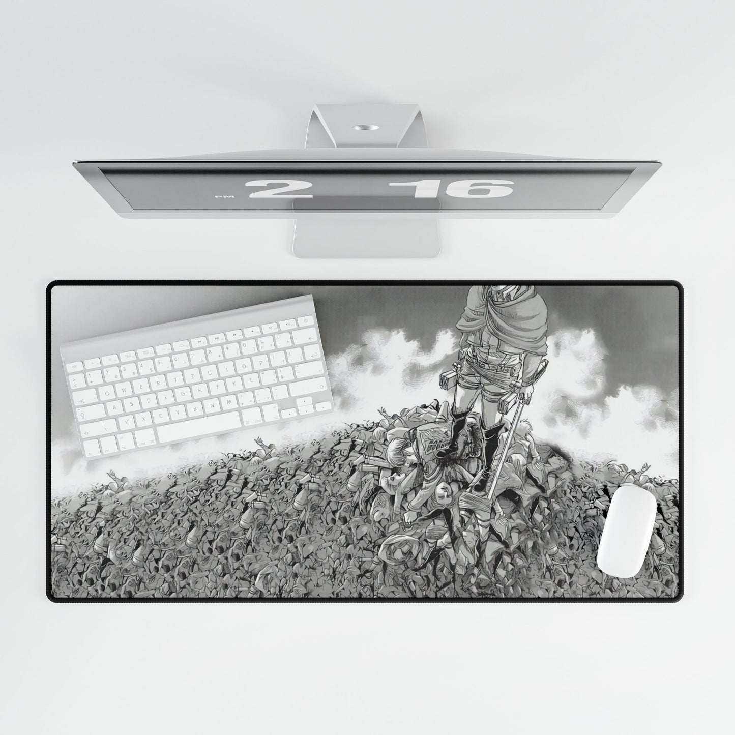 Ervin standing on a pile of corpses Mouse Pad