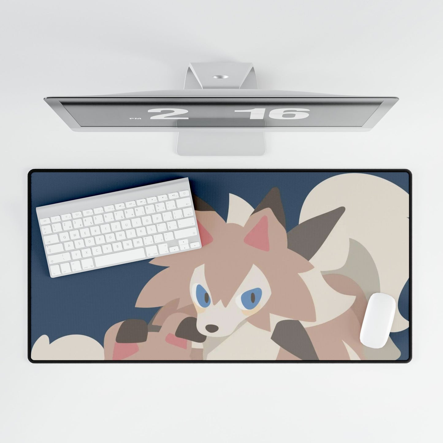 Rockruff and Lycanroc Mouse Pad