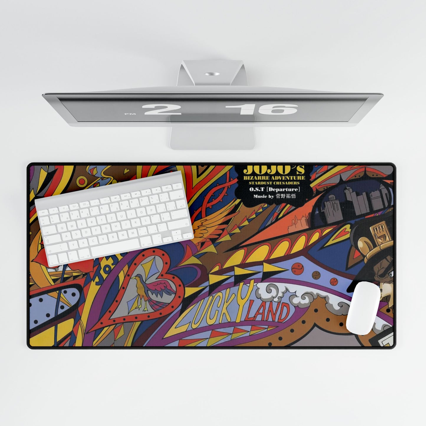 JoJo's Bizarre Adventure: Stardust Crusaders Soundtrack Inlay Mouse Pad