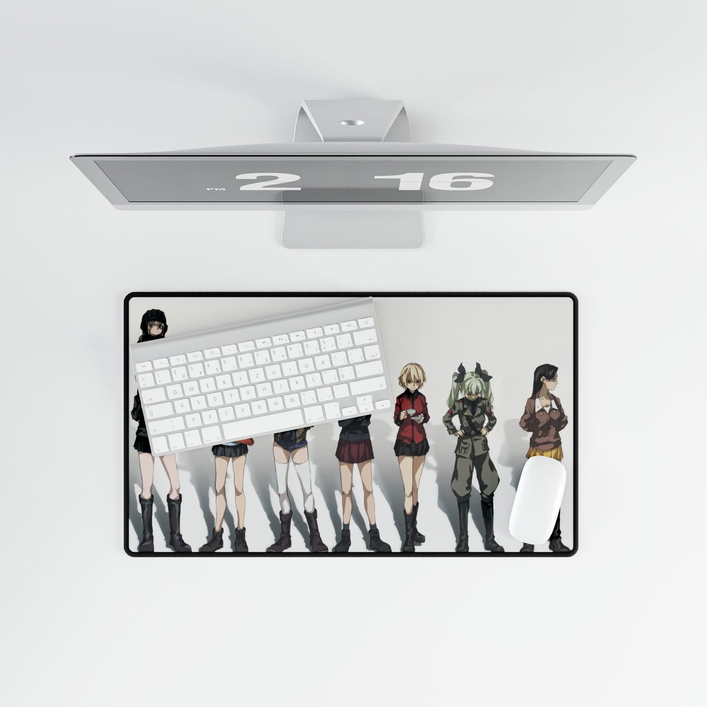 Anime Girls und Panzer Mouse Pad