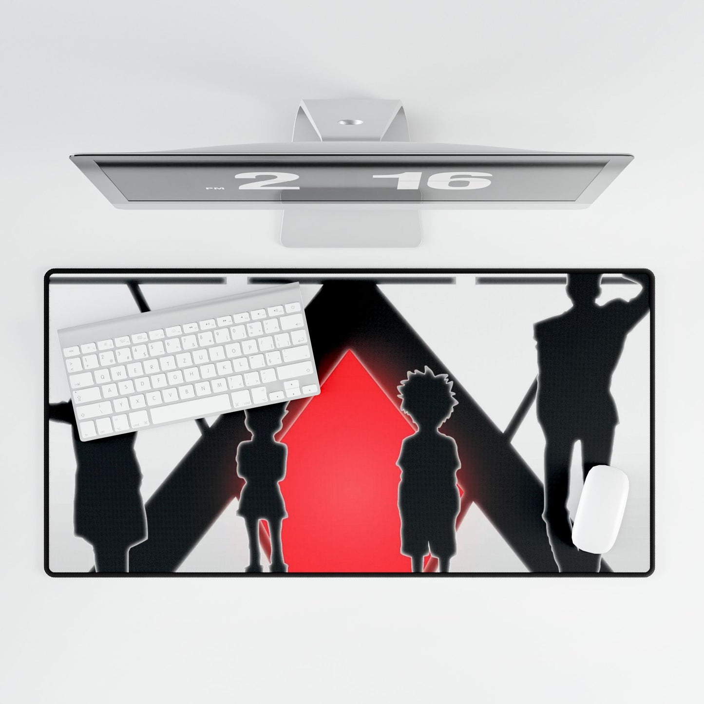 Hunter x Hunter Ending Background White Mouse Pad