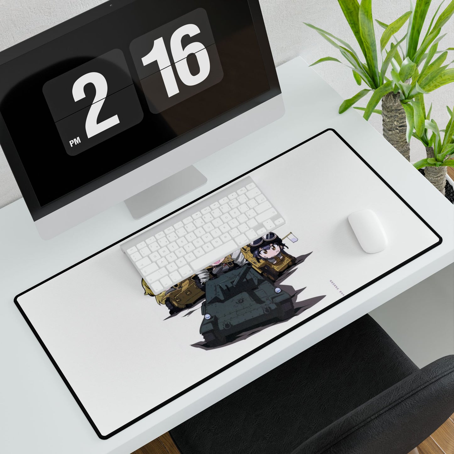 Anime Girls und Panzer Mouse Pad