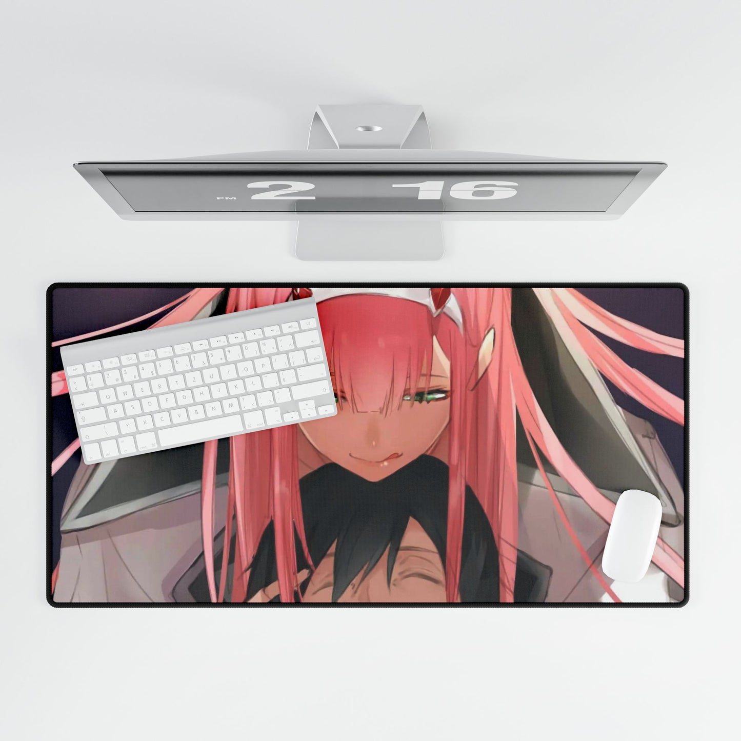 Zero Two And Hiro Eternal Love Mouse Pad