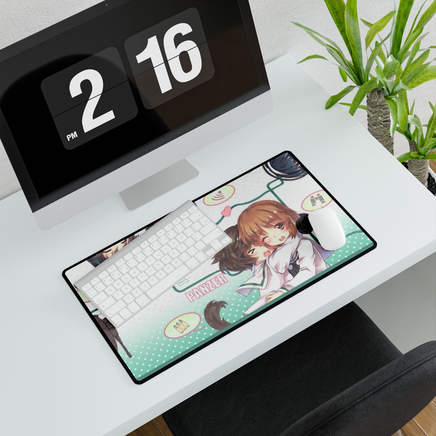 Anime Girls und Panzerr Mouse Pad